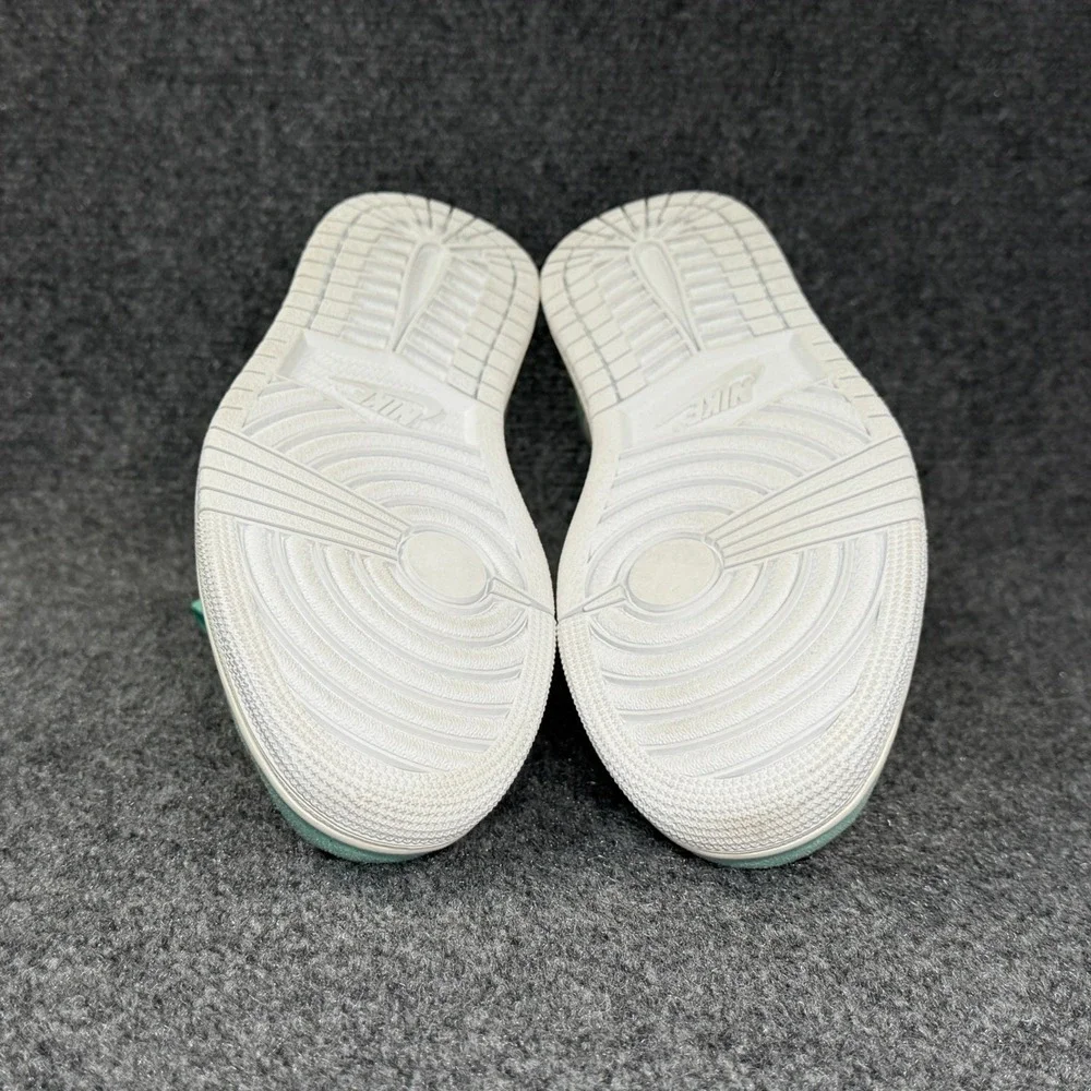 Jordan 1 Retro High Shoes Men's 8.5 Turbo Green Turquoise White Athletic Sneaker